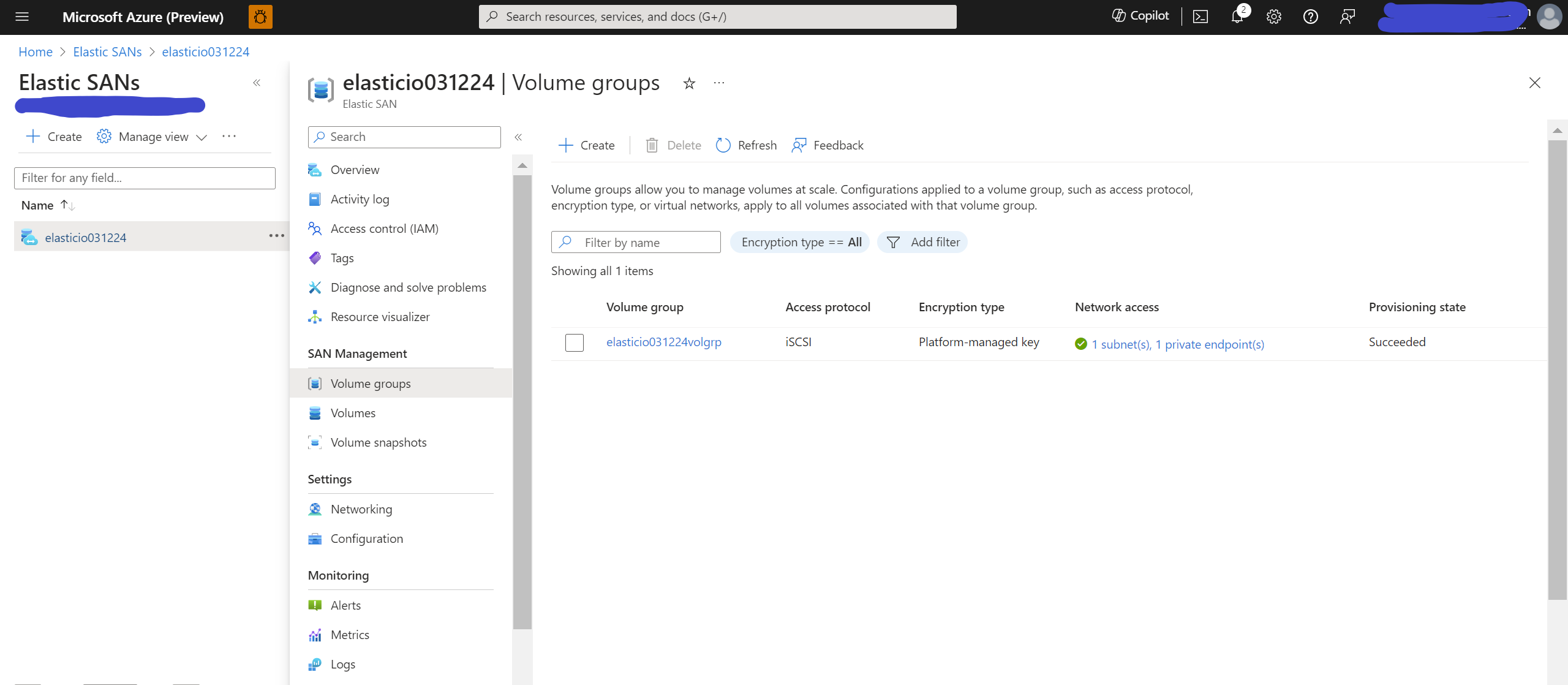 Microsoft Azure Elastic SAN from cloud to on-prem server storageioblog